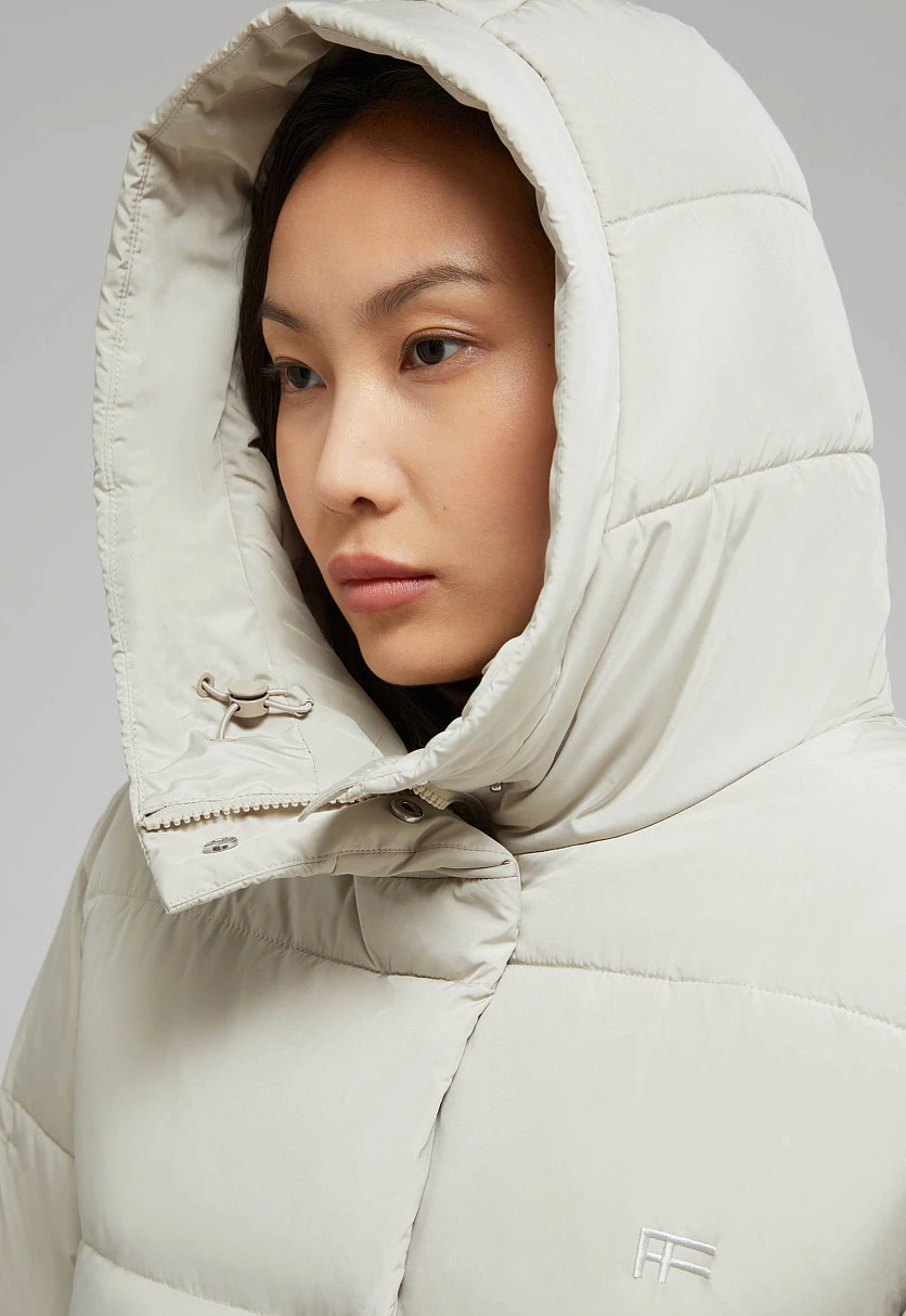 Утепленное пальто с капюшоном, Модель FAF11007, Фото №9