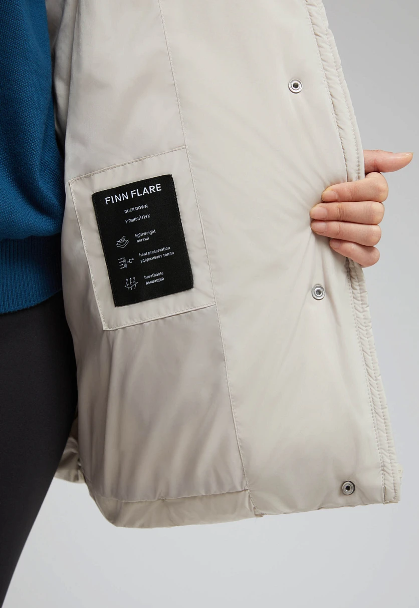 Пуховик с натуральным пухом, Модель FAE11047, Фото №10