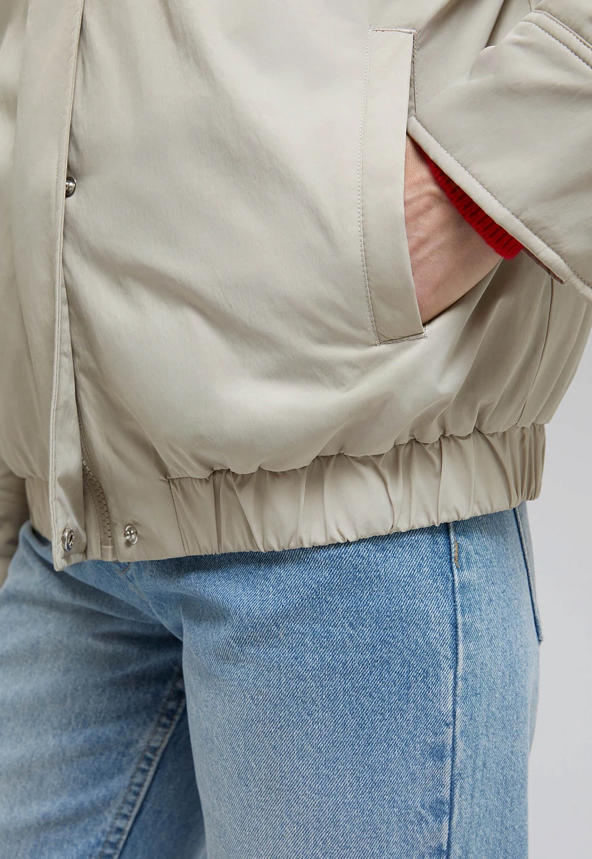 Утепленная куртка с отложным воротником, Модель FAF11031, Фото №5