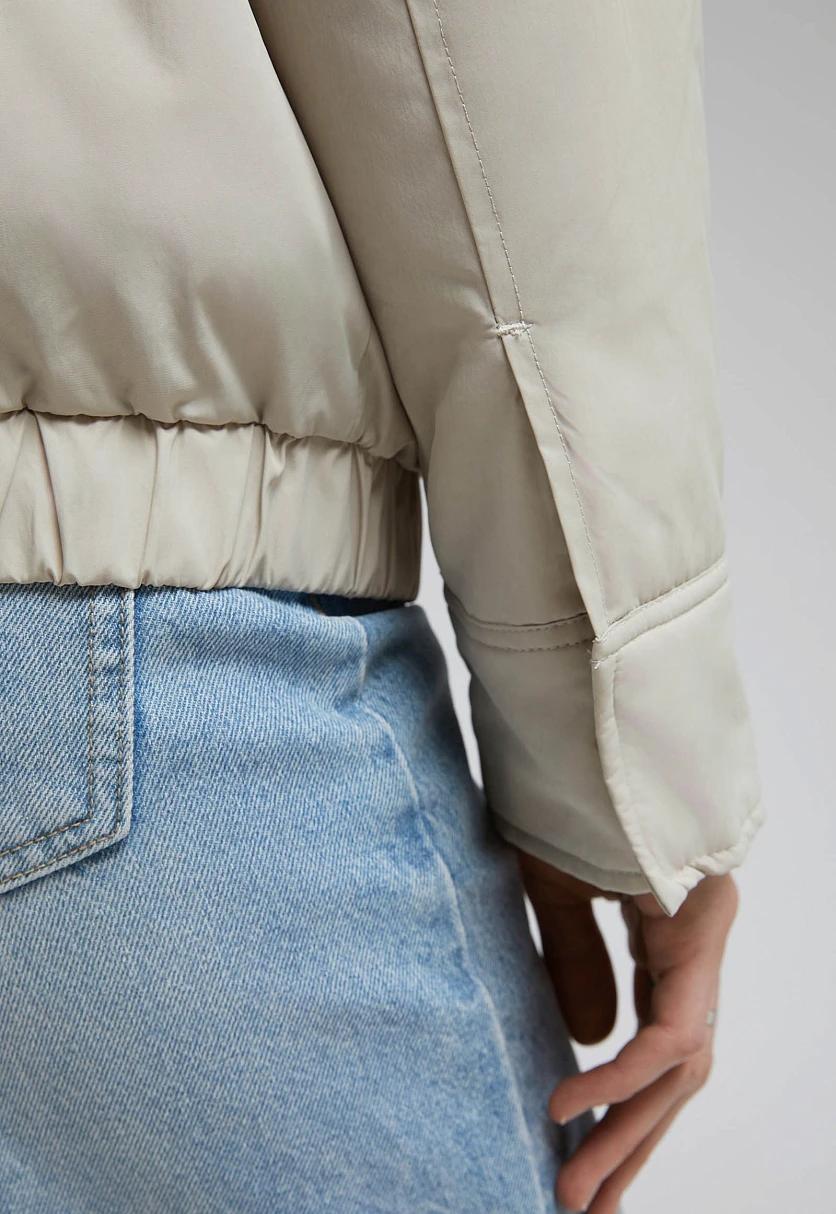 Утепленная куртка с отложным воротником, Модель FAF11031, Фото №9