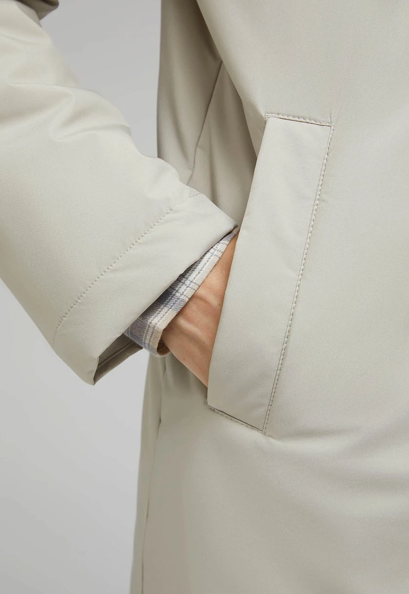 Утепленное пальто с капюшоном, Модель FAF11032, Фото №5