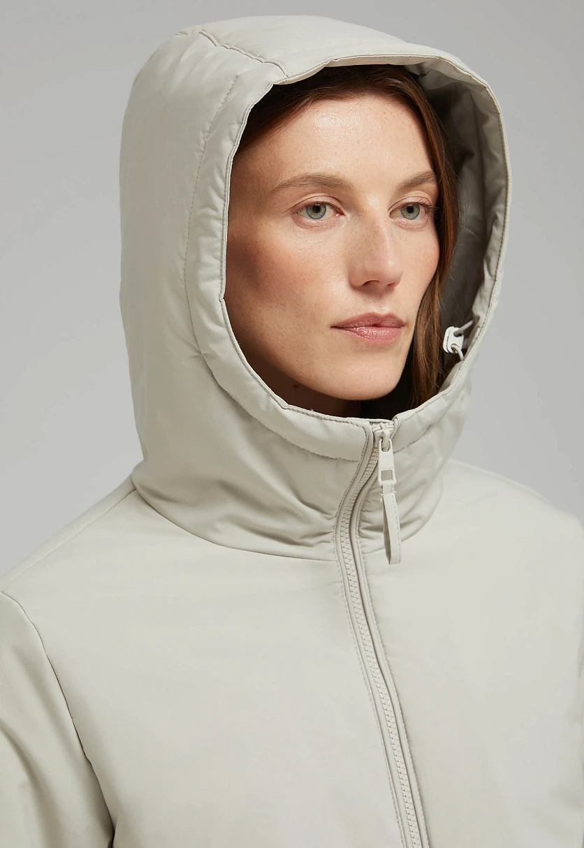 Утепленное пальто с капюшоном, Модель FAF11032, Фото №9