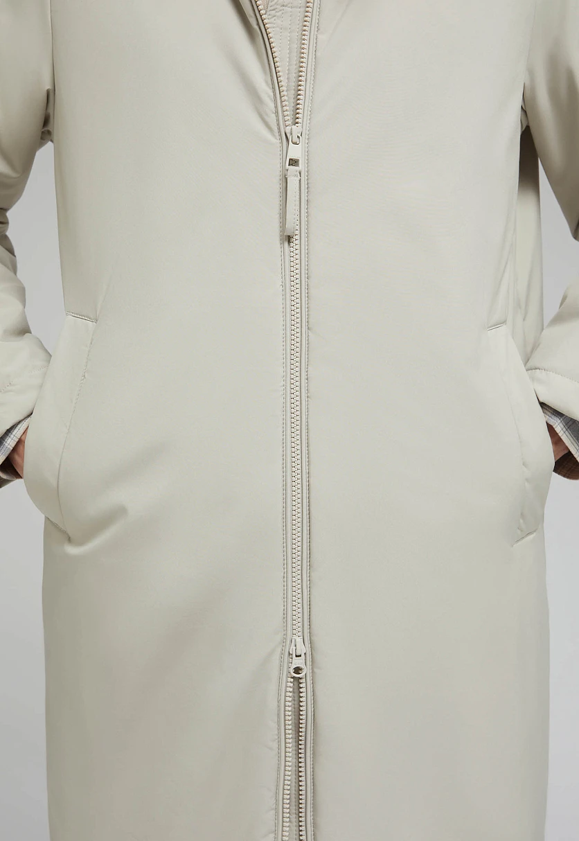 Утепленное пальто с капюшоном, Модель FAF11032, Фото №8