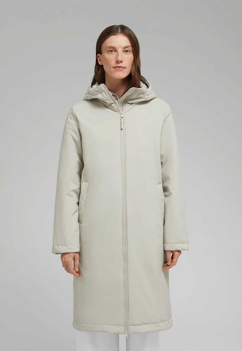 Утепленное пальто с капюшоном, Модель FAF11032, Фото №10