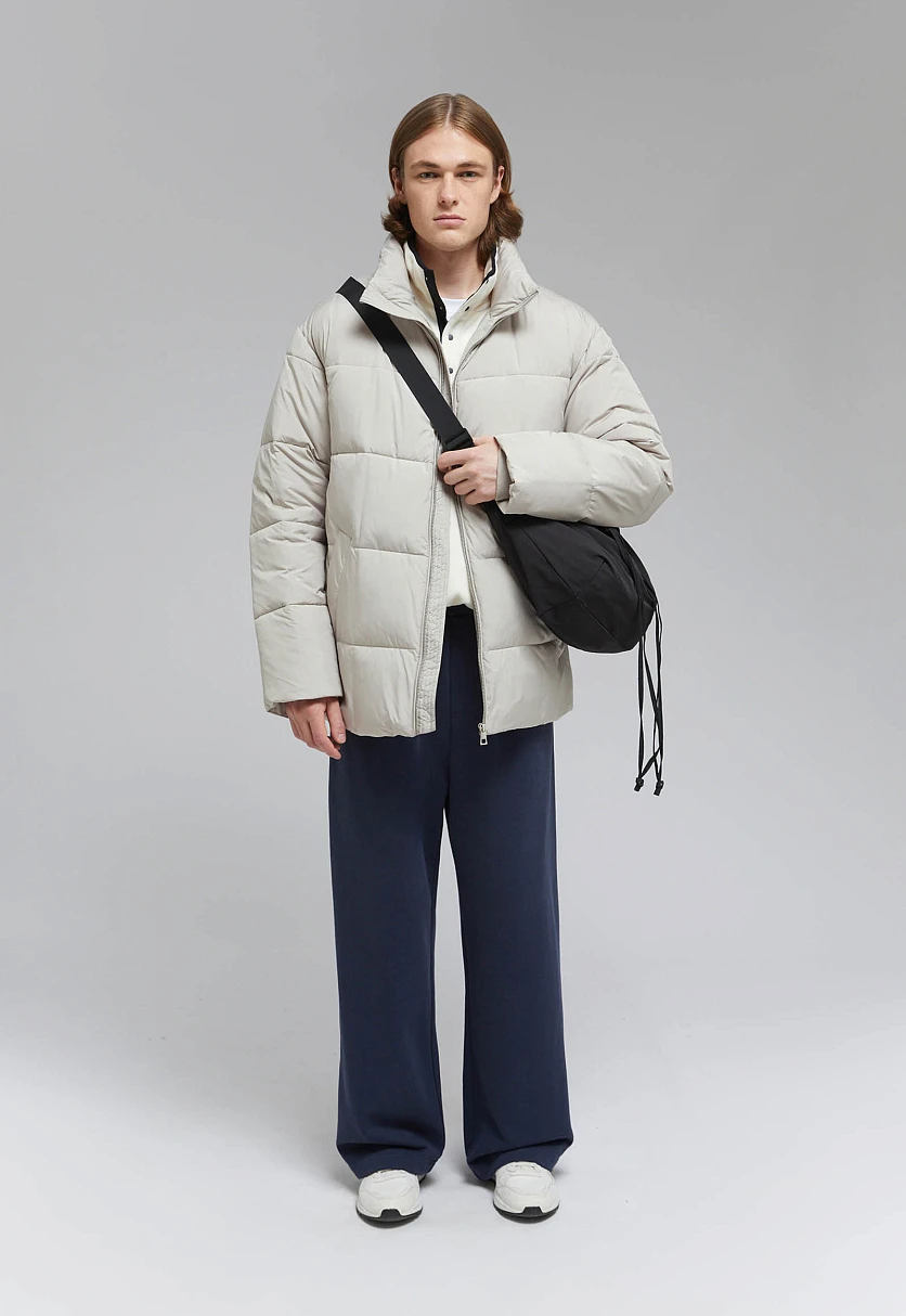 Утепленная куртка с воротником-стойкой, Модель FAF21067, Фото №1