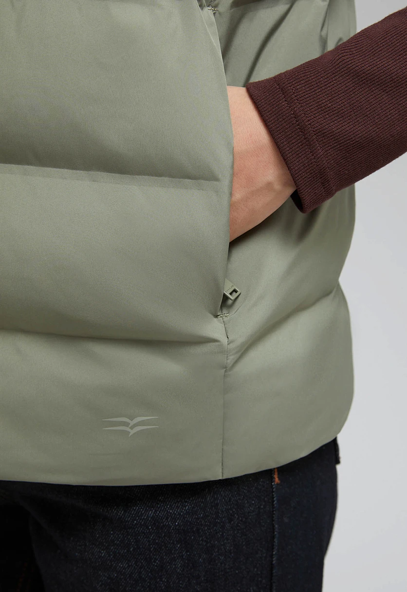 Утепленный стеганый жилет, Модель FAF11047, Фото №5