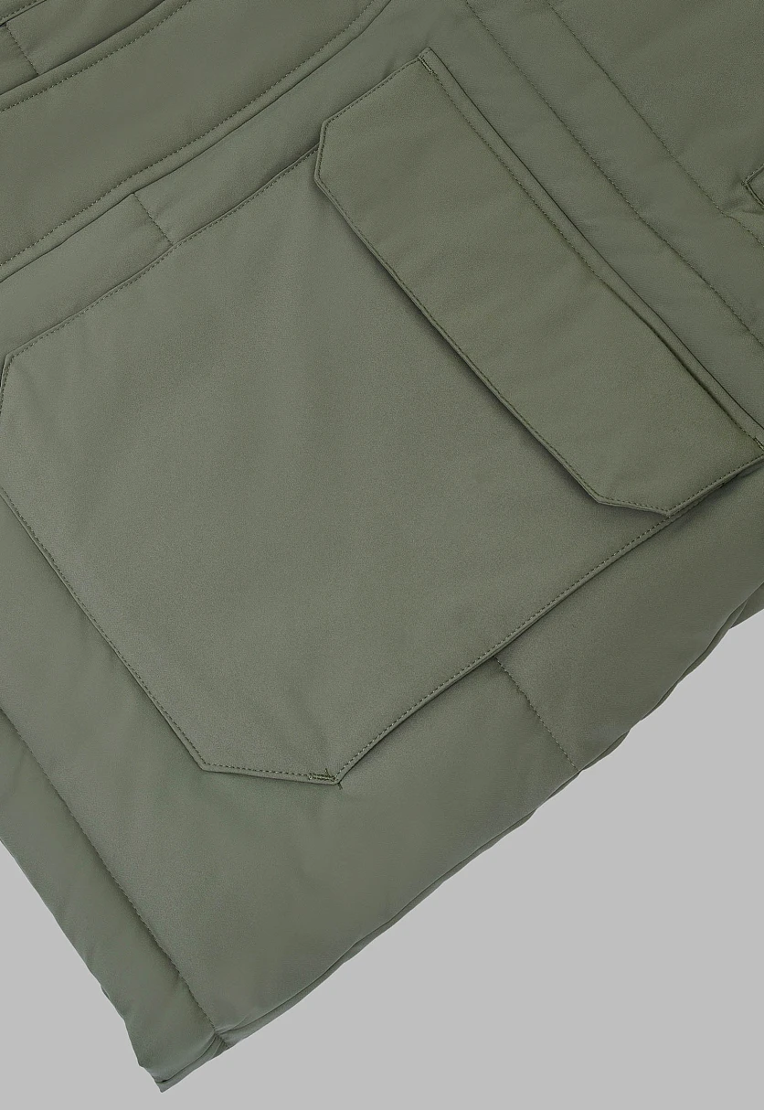 Утепленная куртка с капюшоном, Модель FAF21019, Фото №8