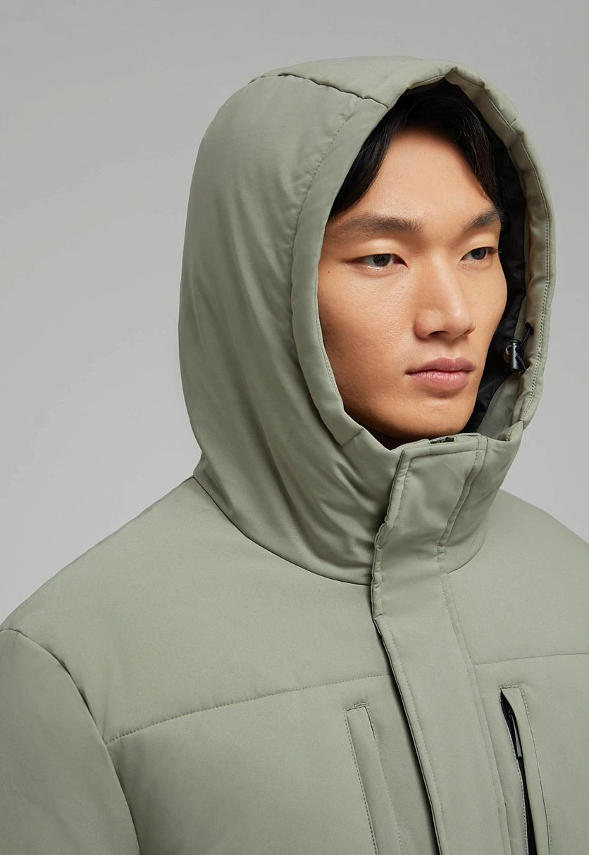 Утепленная куртка с капюшоном, Модель FAF21019, Фото №10