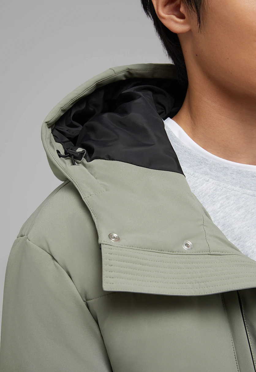 Утепленная куртка с капюшоном, Модель FAF21019, Фото №8