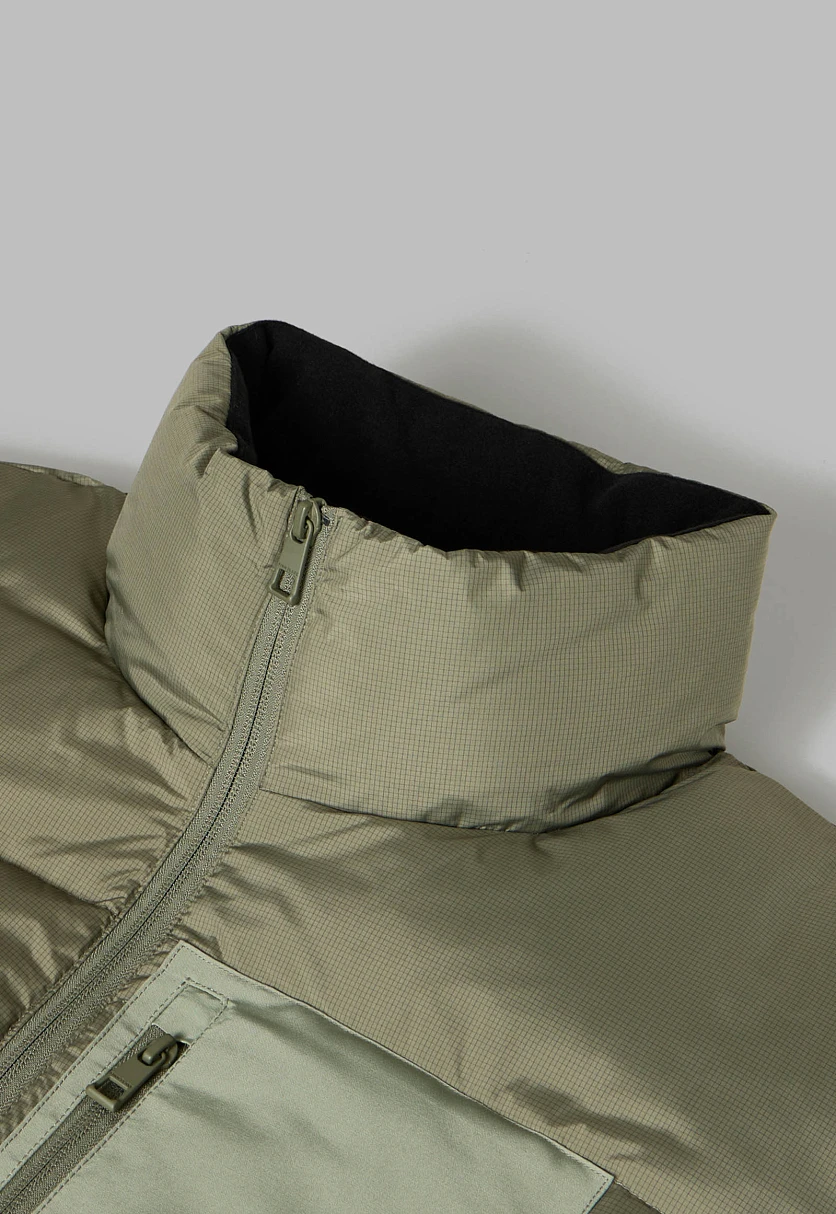 Стеганый пуховик с натуральным пухом, Модель FAF21096, Фото №5