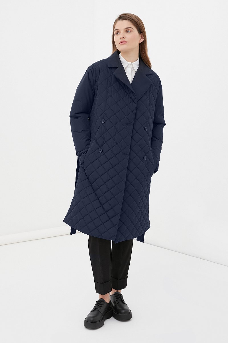 Стеганое пальто женское, Модель FBC11003, Фото №2