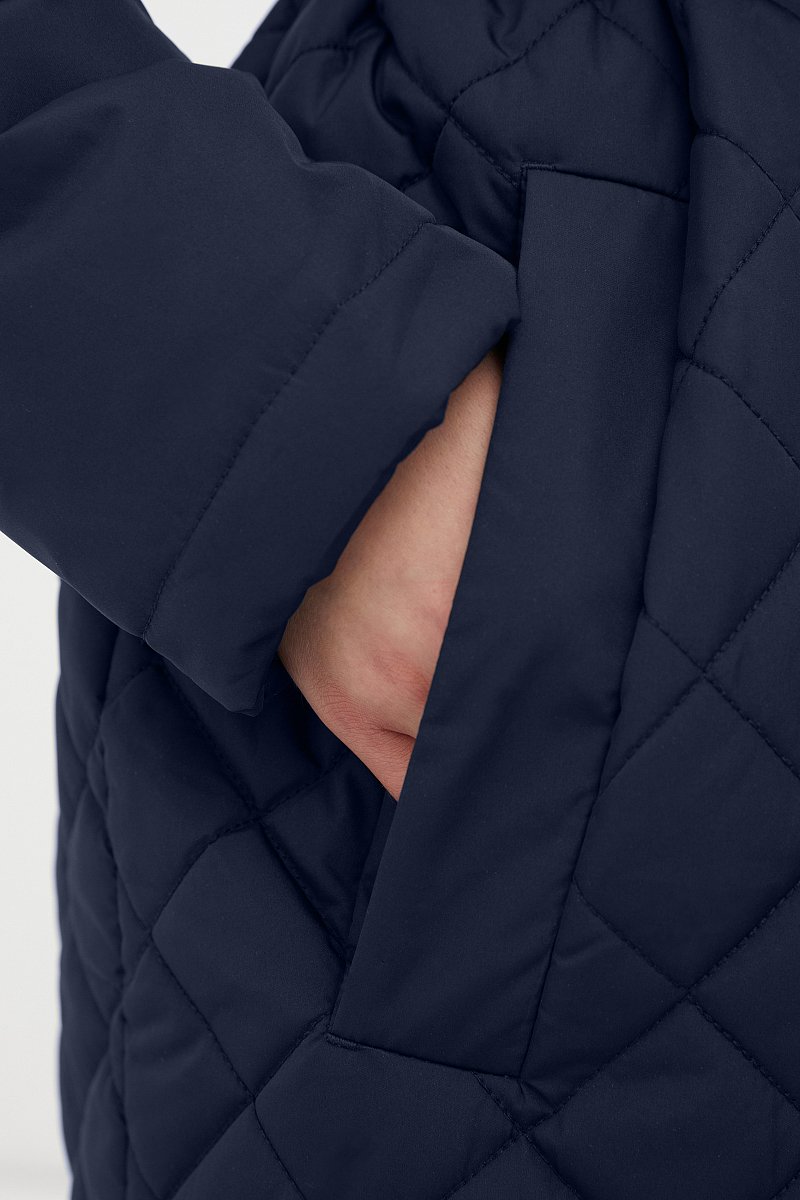 Стеганое пальто женское, Модель FBC11003, Фото №6