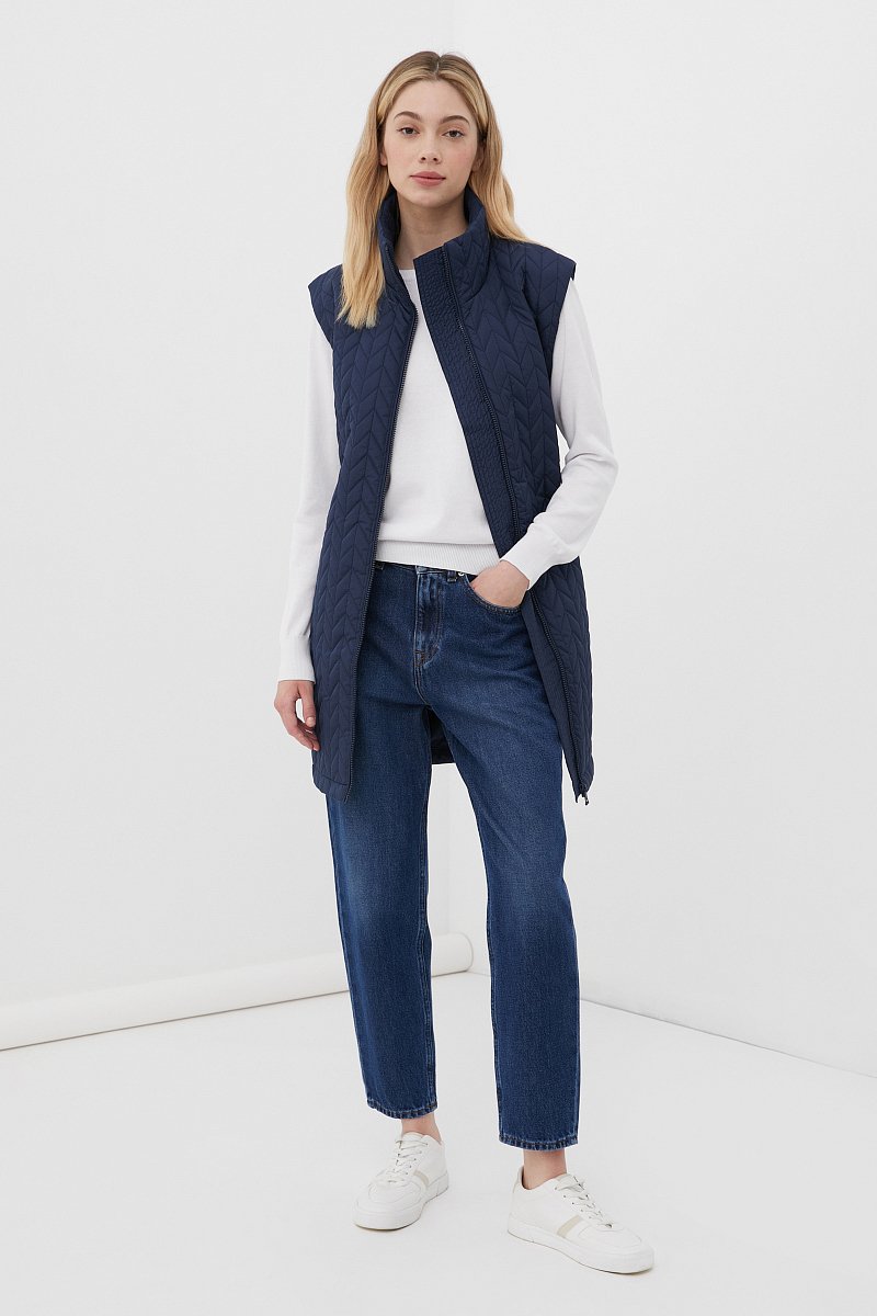 Утепленный женский жилет стиля casual, Модель FBC11028, Фото №2