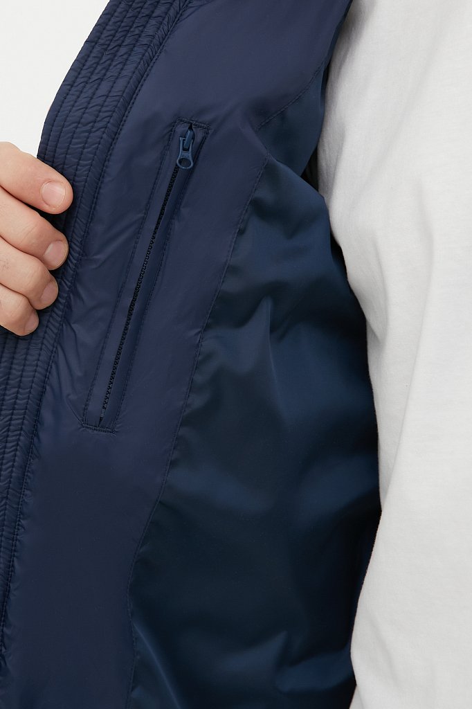 Утепленная куртка без меха мужская, Модель FBC21004, Фото №4