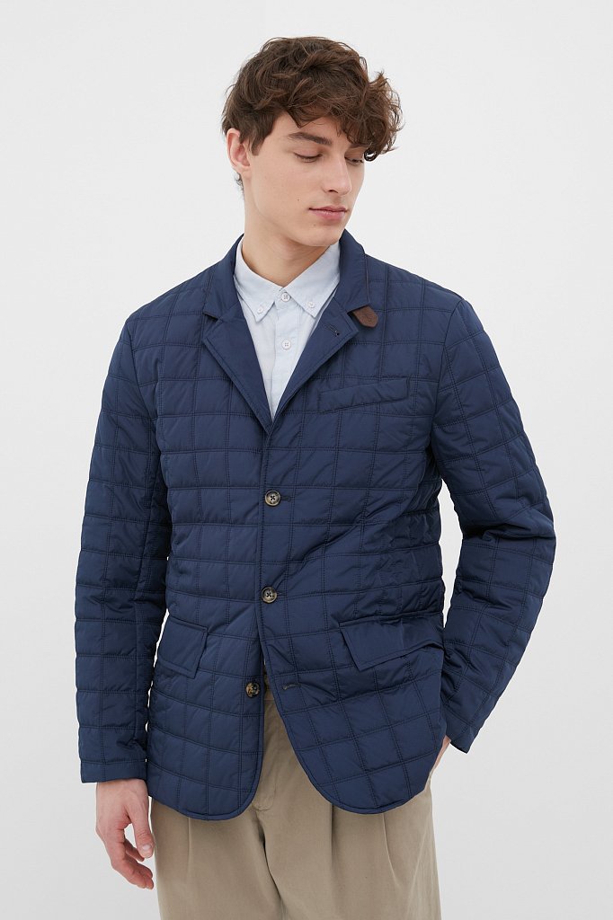 Утепленная куртка без меха мужская, Модель FBC21006, Фото №1