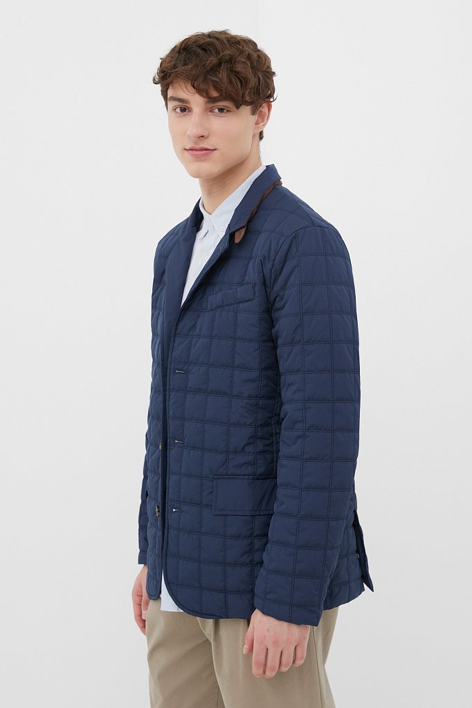 Утепленная куртка без меха мужская, Модель FBC21006, Фото №3
