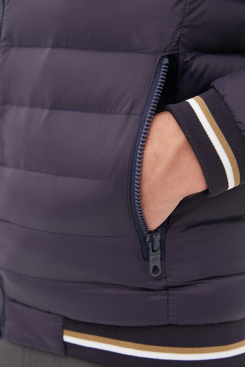 Легкая утепленная куртка мужская, Модель FBC21055C, Фото №7