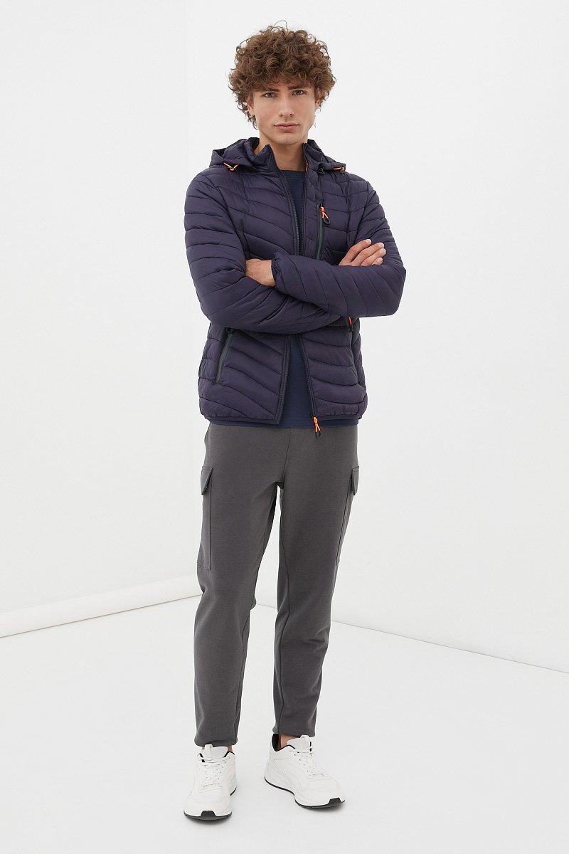 Легкая утепленная куртка мужская, Модель FBC21063C, Фото №2