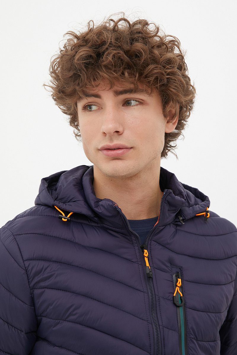 Легкая утепленная куртка мужская, Модель FBC21063C, Фото №5
