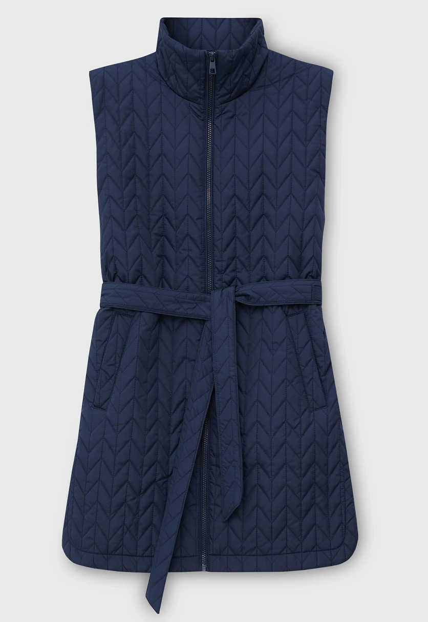 Утепленный женский жилет стиля casual, Модель FBC11028, Фото №7