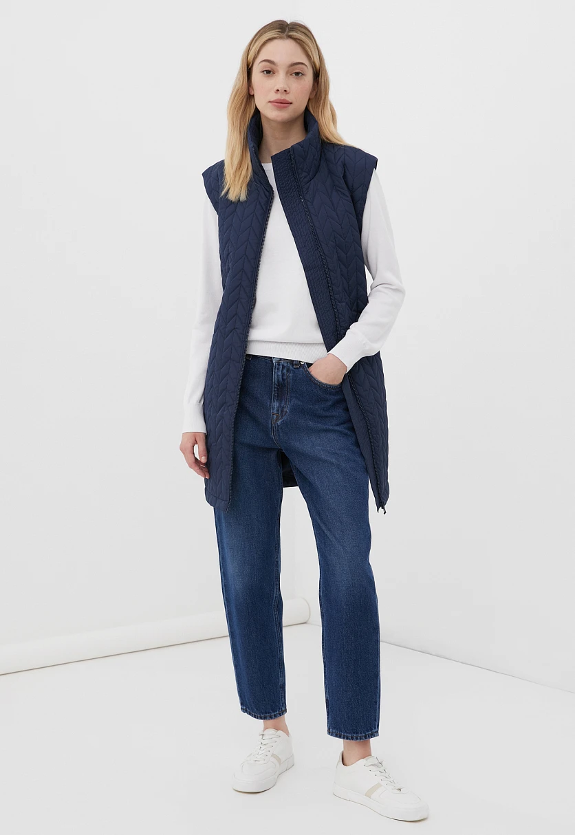 Утепленный женский жилет стиля casual, Модель FBC11028, Фото №2