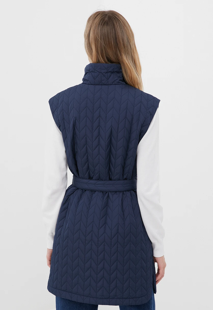 Утепленный женский жилет стиля casual, Модель FBC11028, Фото №4
