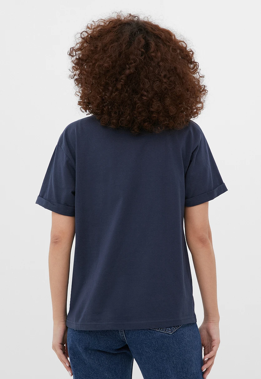 Футболка oversize с принтом женская, Модель FBC11087-1P, Фото №4