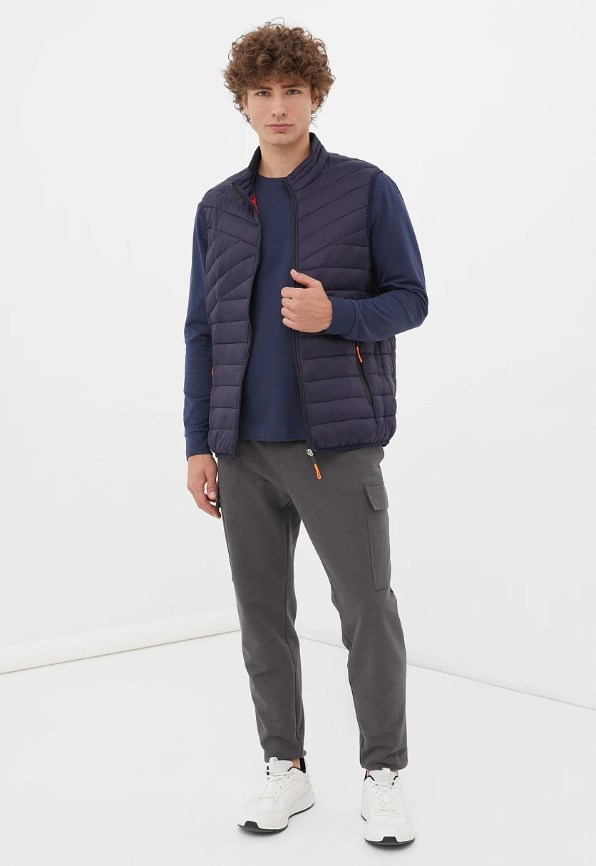Утепленный мужской жилет стиля casual, Модель FBC21061C, Фото №2