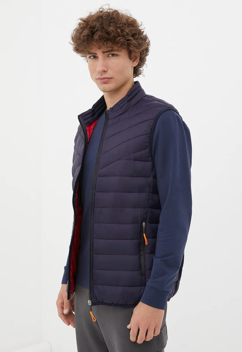 Утепленный мужской жилет стиля casual, Модель FBC21061C, Фото №3