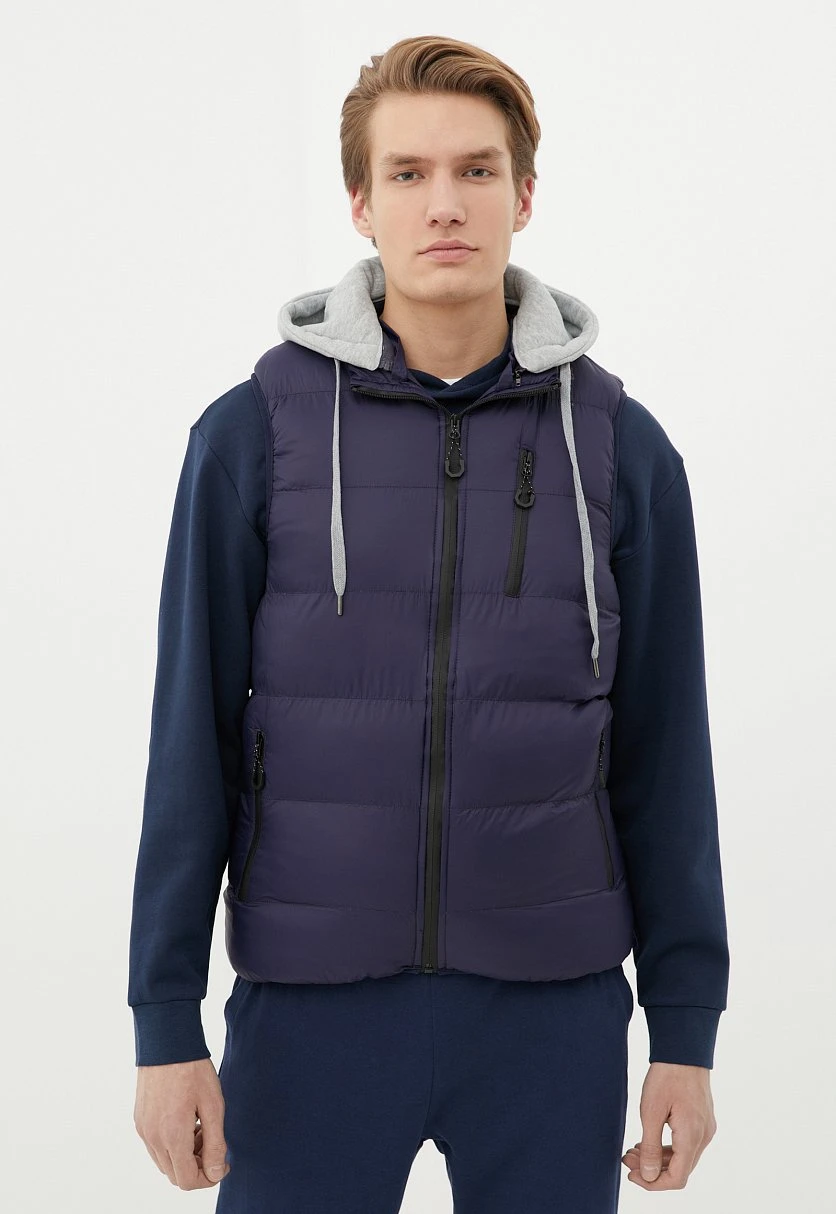 Утепленный мужской жилет стиля casual, Модель FBC21062C, Фото №1