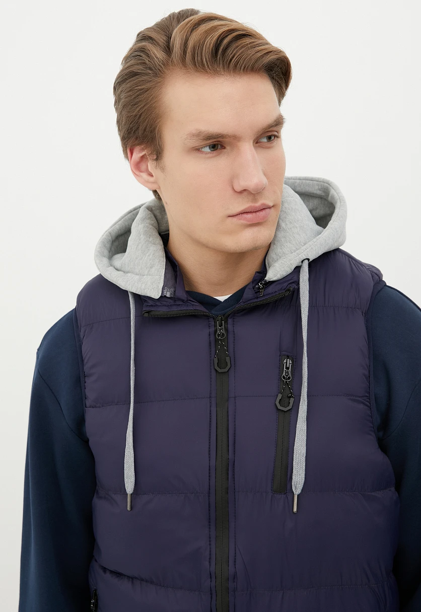 Утепленный мужской жилет стиля casual, Модель FBC21062C, Фото №6