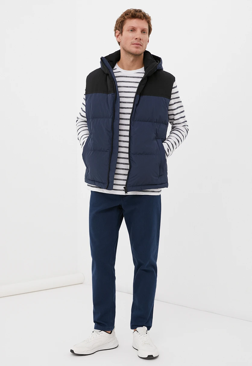 Утепленный мужской жилет стиля casual, Модель FBC23059, Фото №2