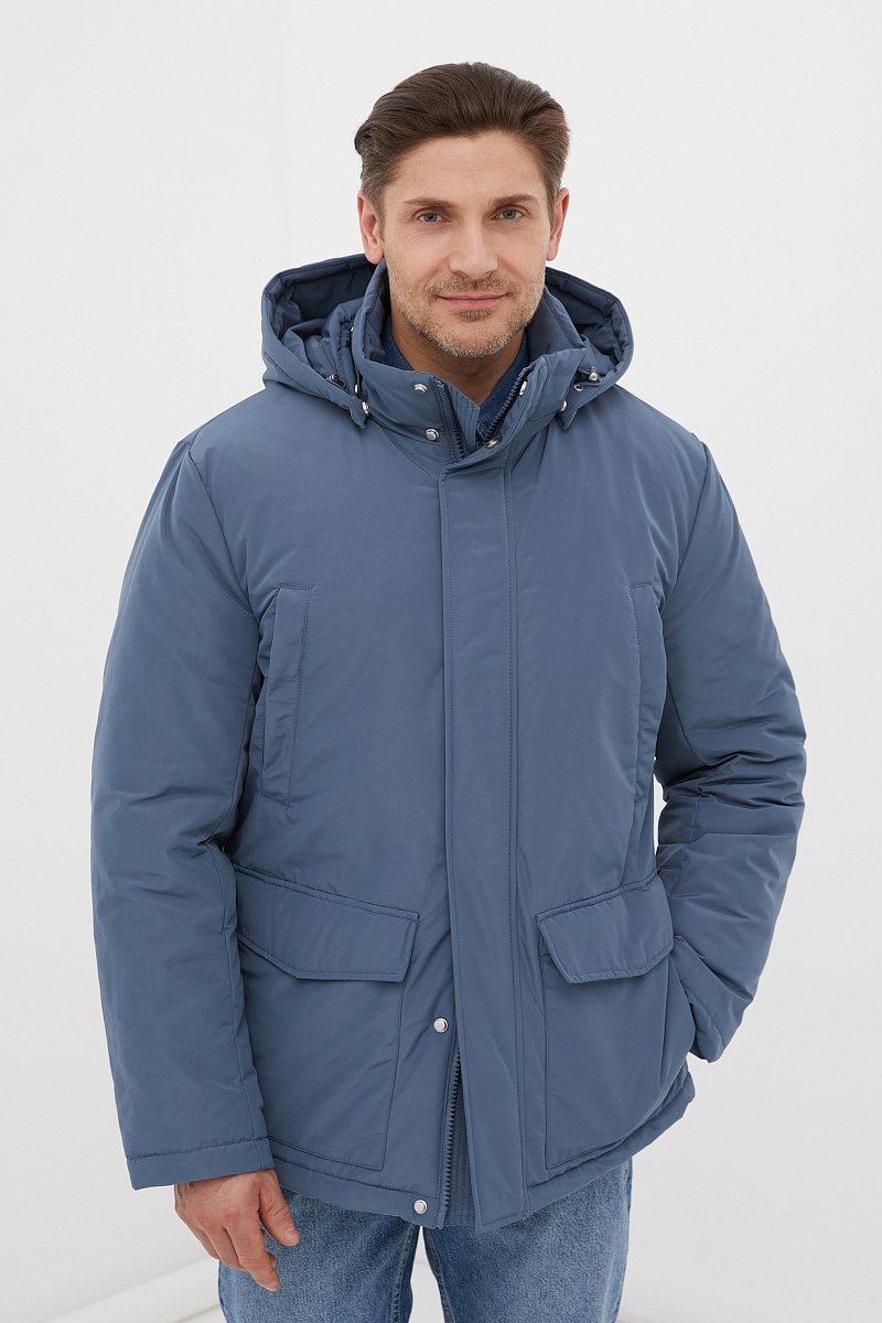 Утепленная куртка без меха мужская, Модель FBC21010, Фото №1