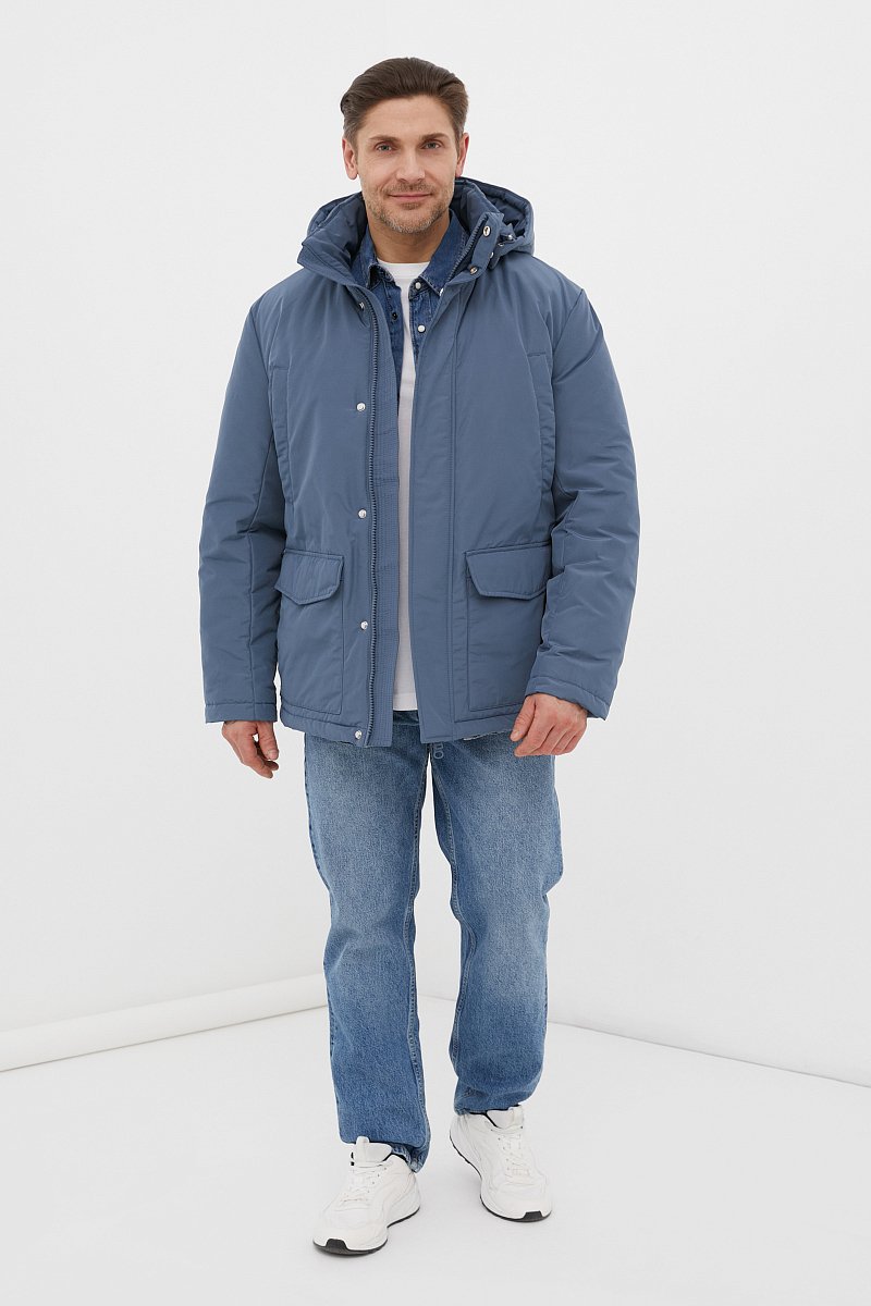 Утепленная куртка без меха мужская, Модель FBC21010, Фото №2