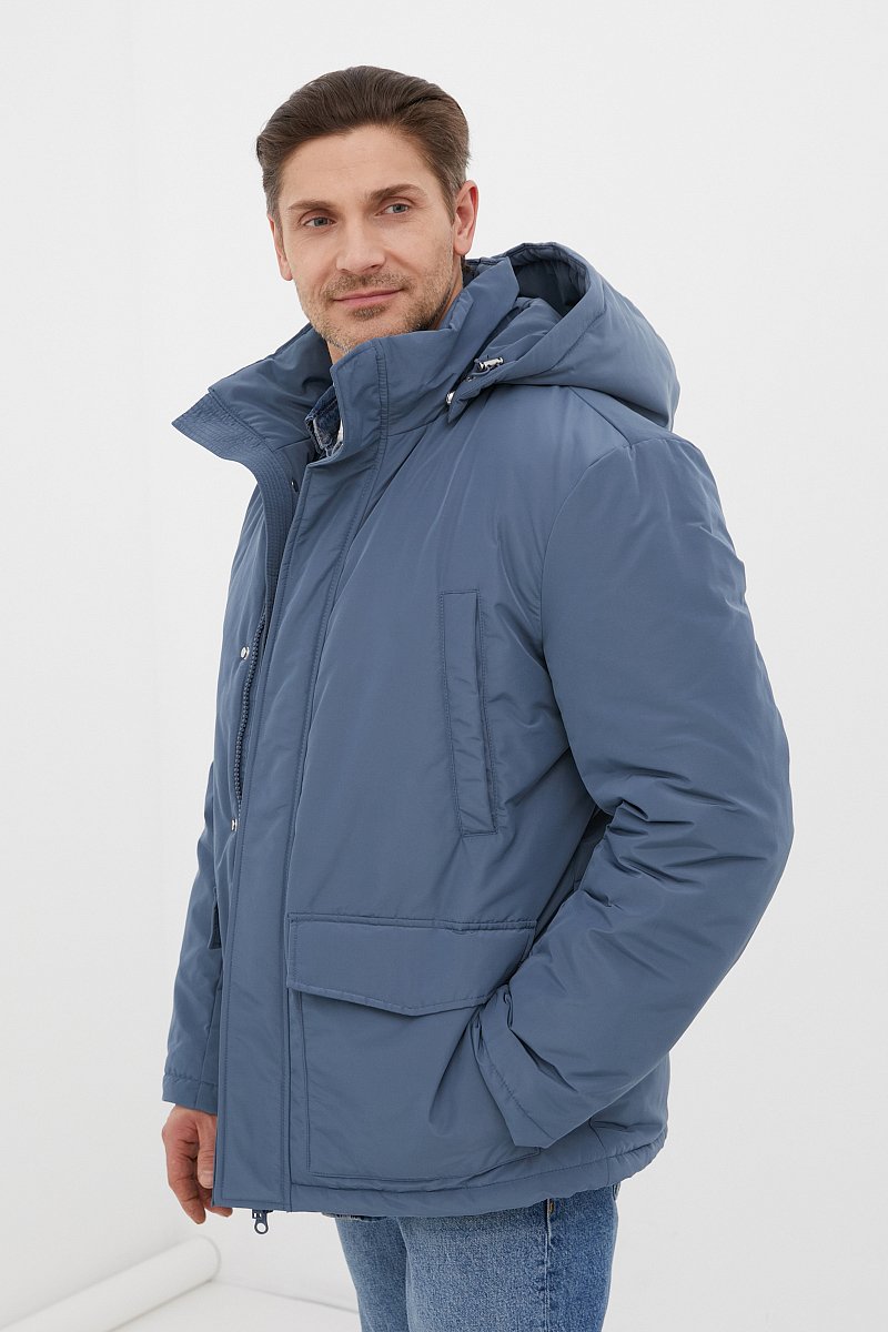 Утепленная куртка без меха мужская, Модель FBC21010, Фото №3