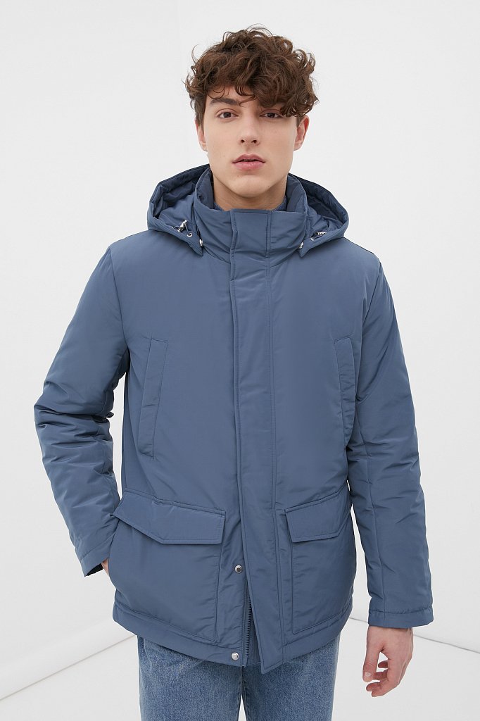 Утепленная куртка без меха мужская, Модель FBC21010, Фото №1
