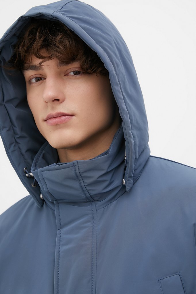 Утепленная куртка без меха мужская, Модель FBC21010, Фото №5