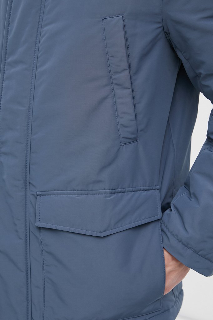 Утепленная куртка без меха мужская, Модель FBC21010, Фото №6