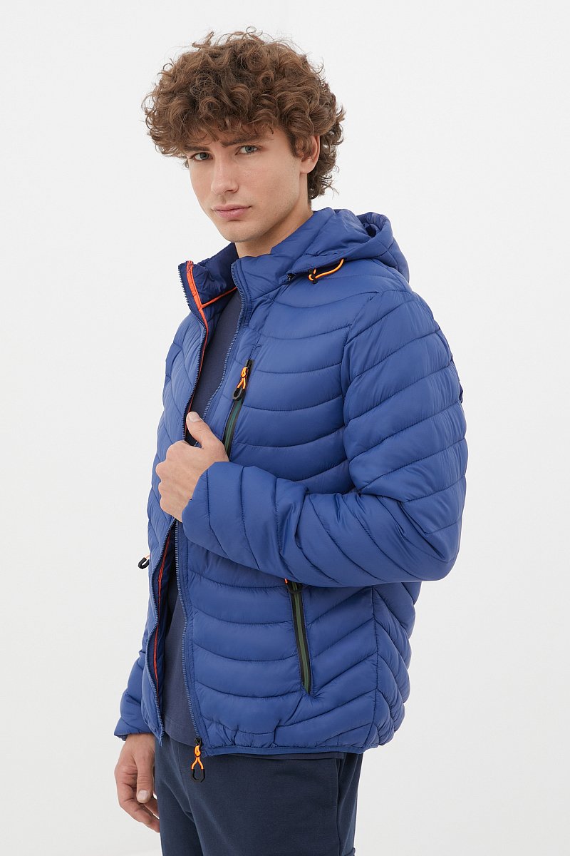 Легкая утепленная куртка мужская, Модель FBC21063C, Фото №3