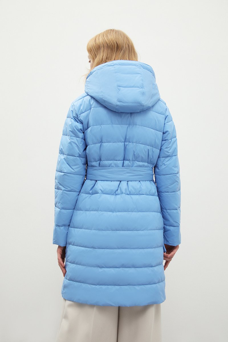 Утепленное стеганое пальто женское, Модель FBC11004, Фото №5
