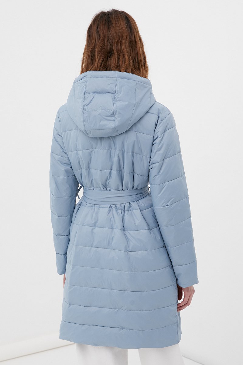 Утепленное стеганое пальто, Модель FBC11004, Фото №4