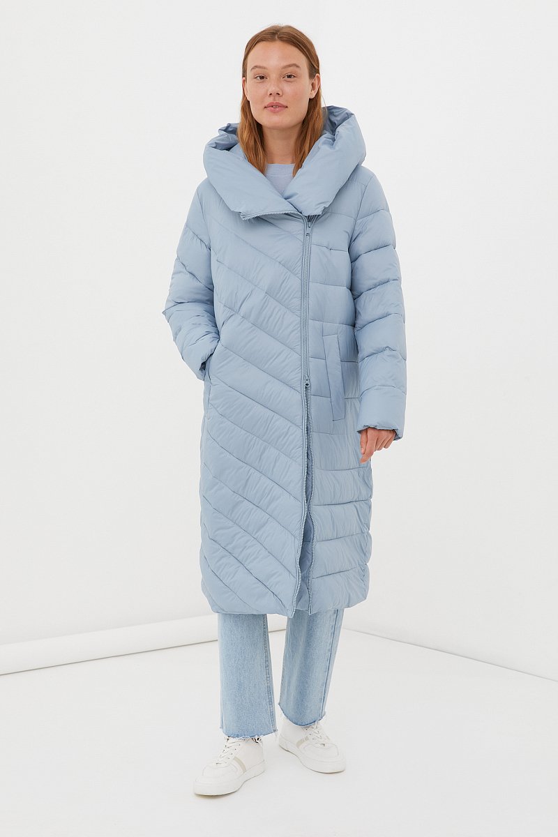 Утепленное пальто женское, Модель FBC11025, Фото №2