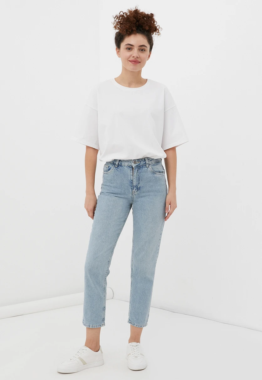 Джинсы tapered fit женские, Модель FBC15030, Фото №1