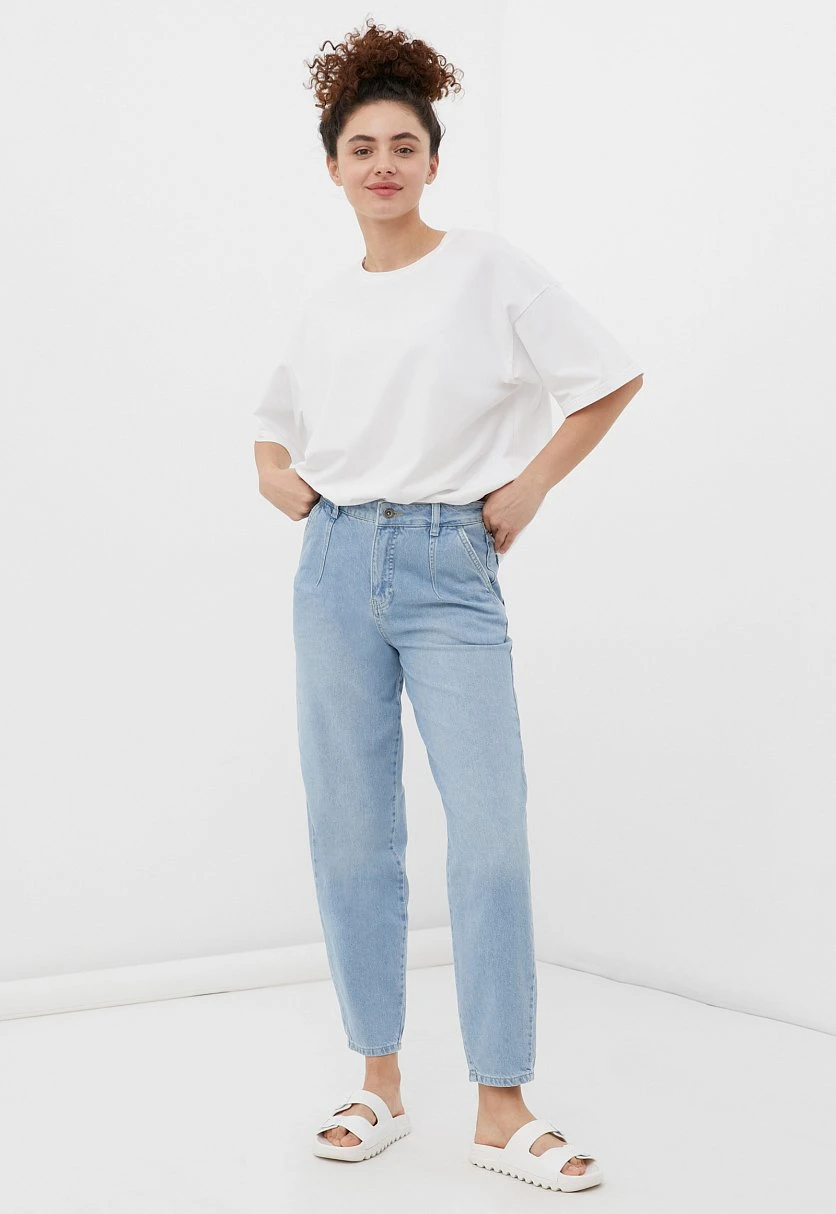 Джинсы mom fit женские, Модель FBC15023, Фото №1