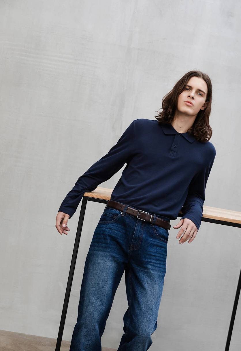 Джинсы tapered fit мужские, Модель FBC25012, Фото №2