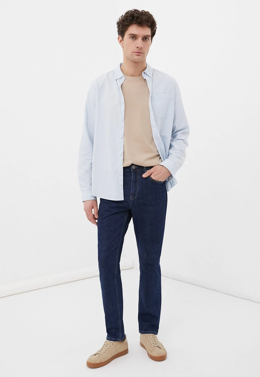 Джинсы straight fit мужские, Модель FBC25017, Фото №1