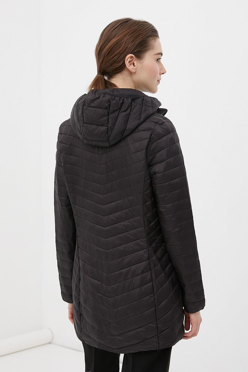 Легкое утепленное пальто женское, Модель FBC110145C, Фото №5