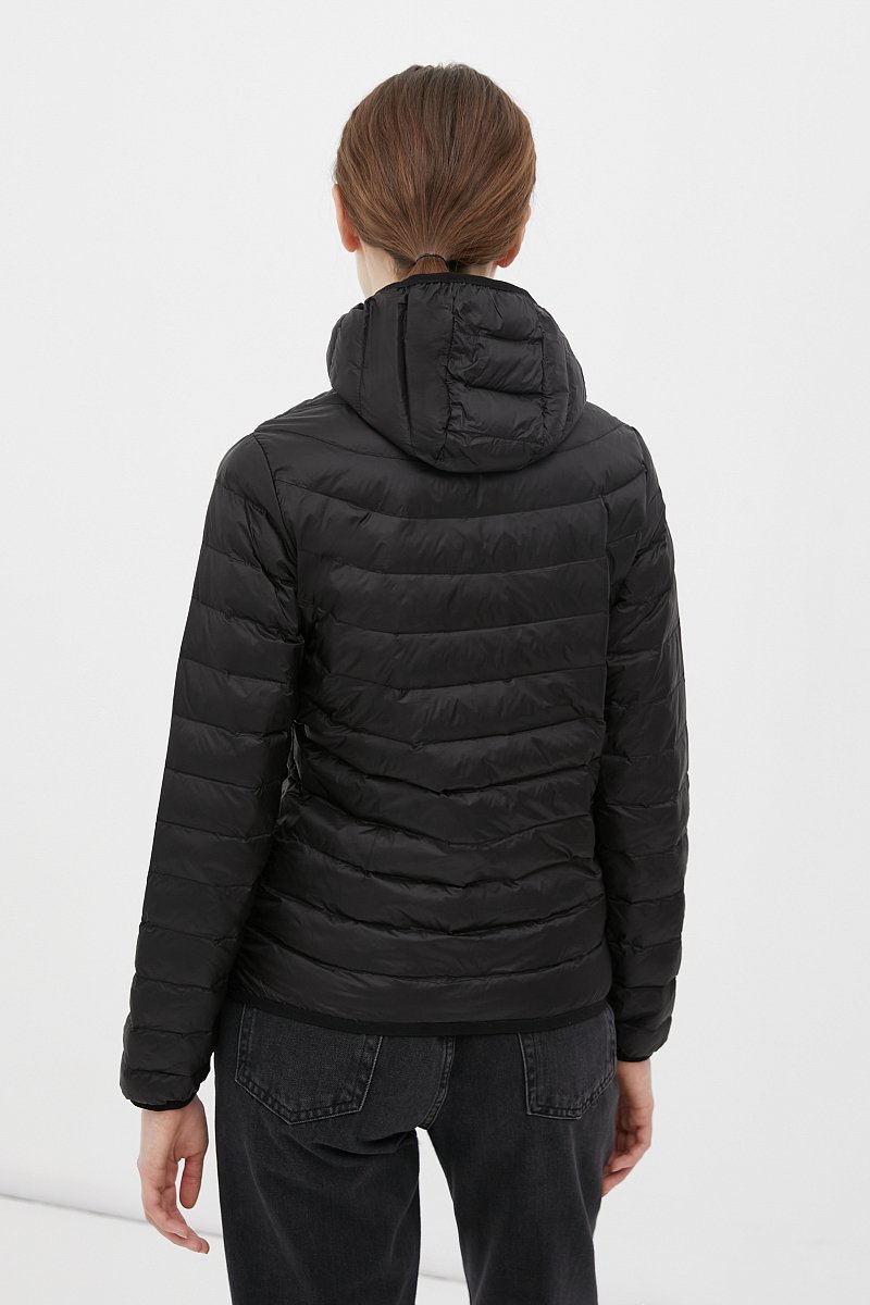 Легкая утепленная куртка женская, Модель FBC110146C, Фото №4