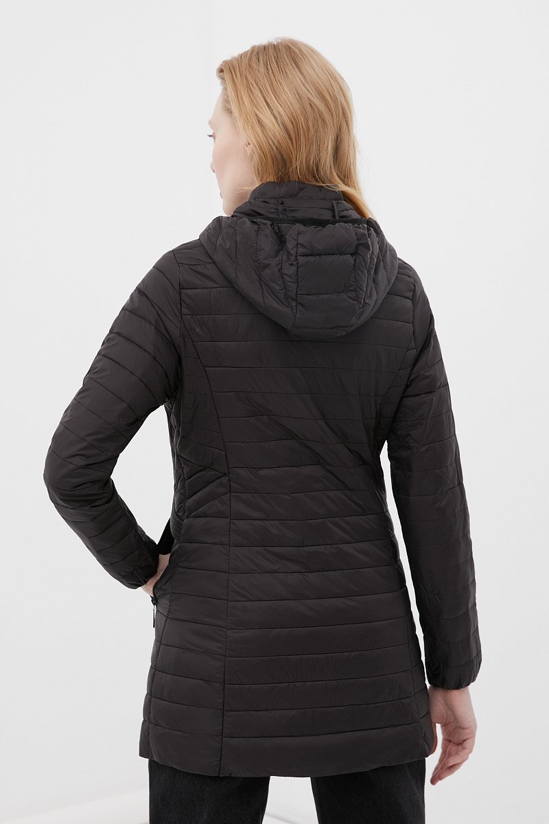 Легкое утепленное пальто женское, Модель FBC110148C, Фото №6
