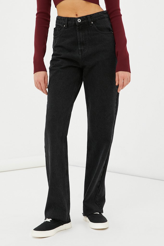 Джинсы женские straight fit, Модель FBC15024, Фото №2